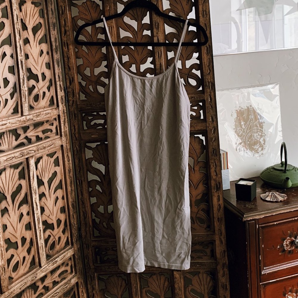 Gray Tank Dress